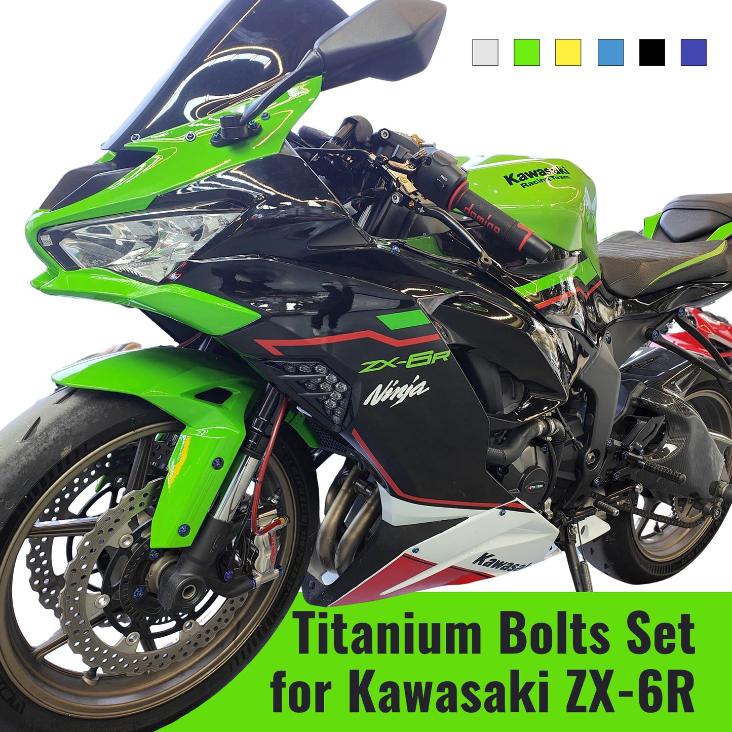 Titanium Bolt Set Fit for Kawasaki ZX-6R