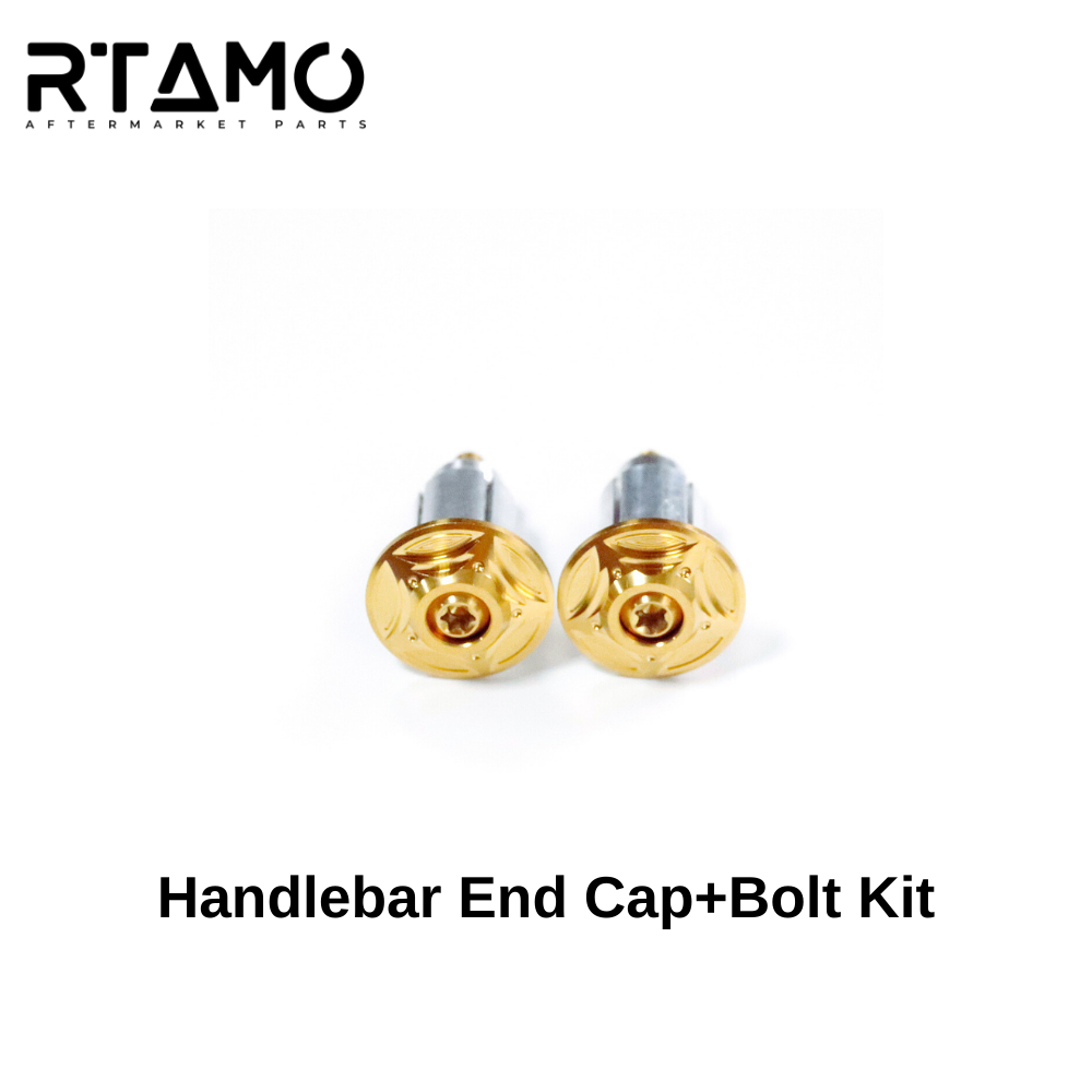 Titanium Handlebar End Caps