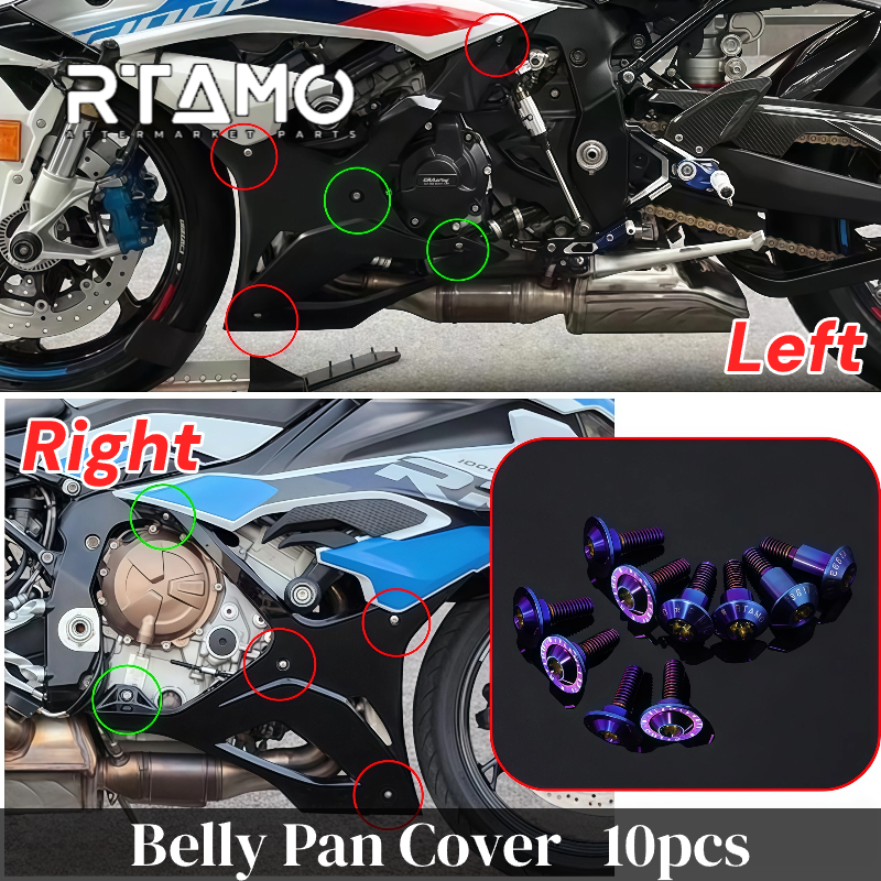 Titanium Bolt Set Fit for BMW S1000RR 2019-2025