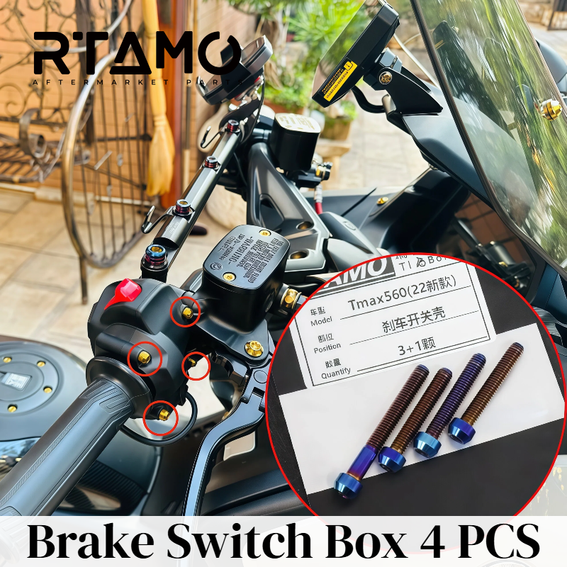 Titanium Bolt Set Fit for Yamaha Tmax560 22-24