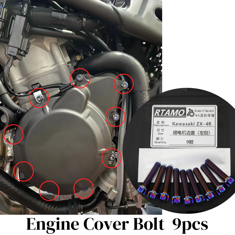 Titanium Bolt Set Fit for Kawasaki ZX-4R