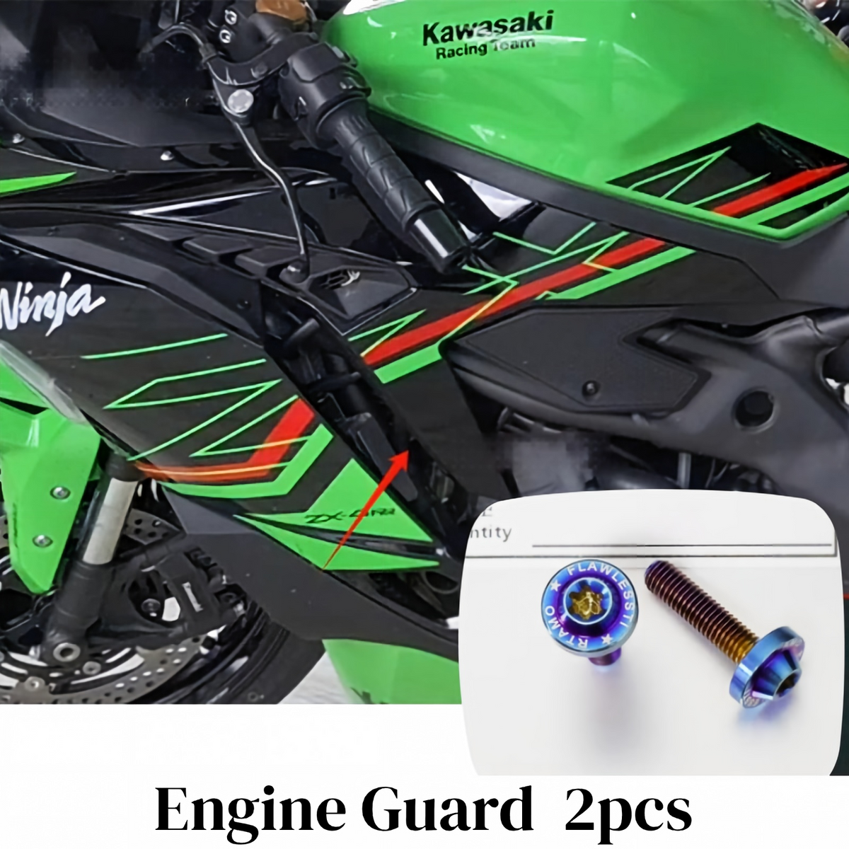 Titanium Bolt Set Fit for Kawasaki ZX-4R