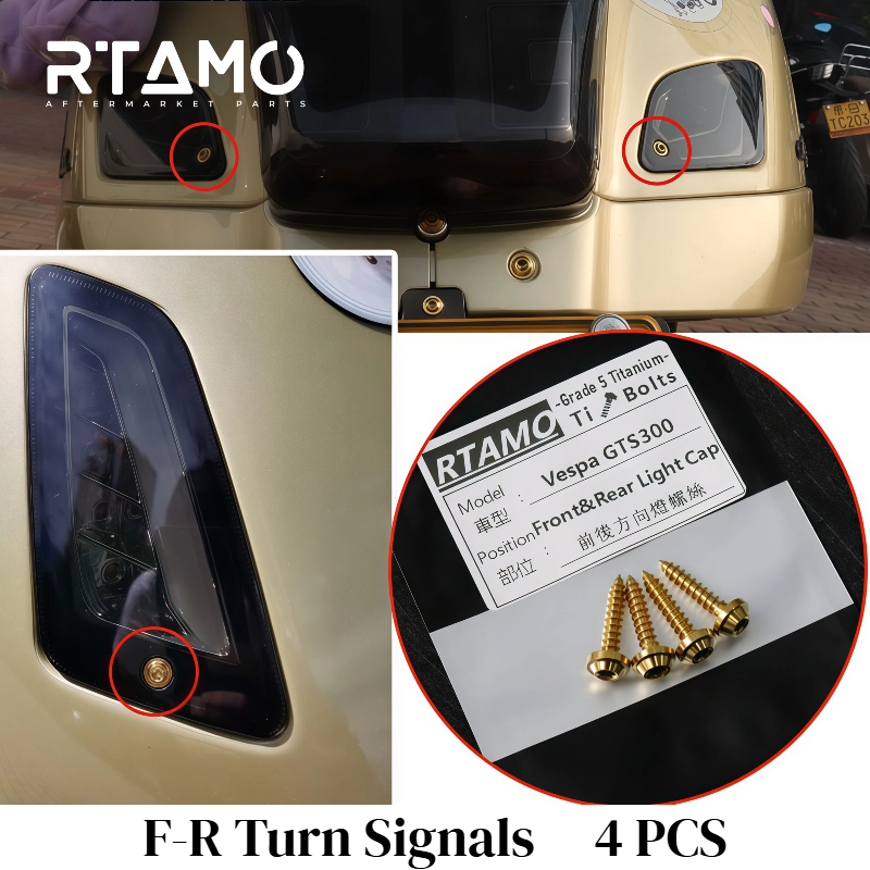 Titanium Bolt Set Fit for Vespa GTS300