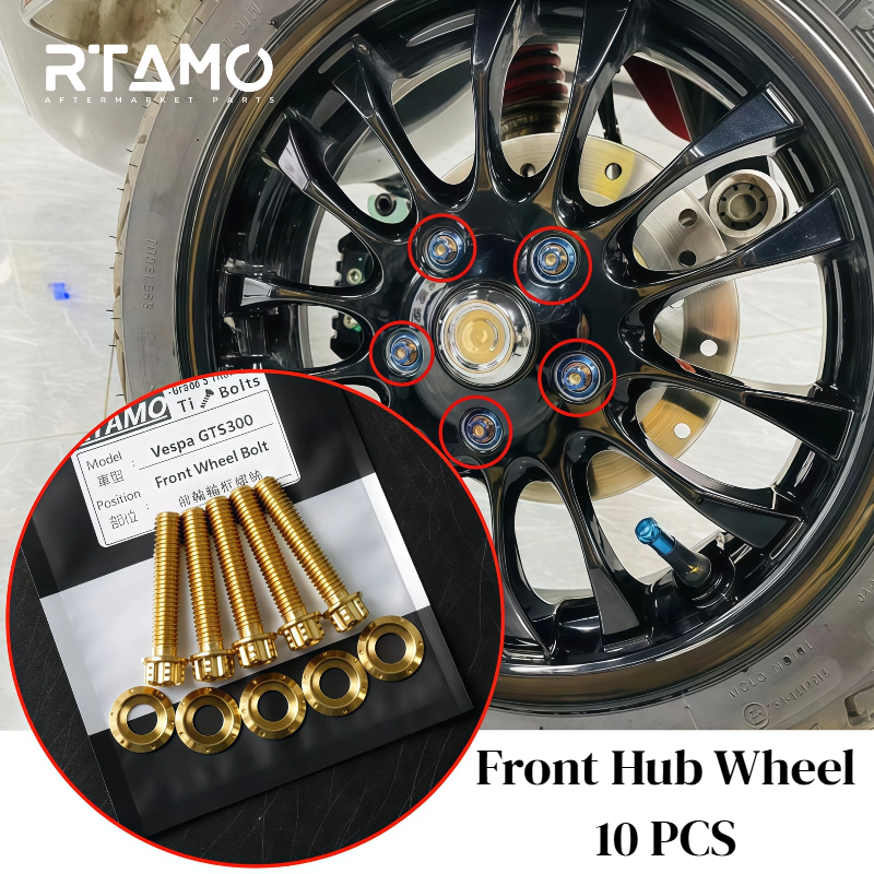 Titanium Bolt Set Fit for Vespa GTS300