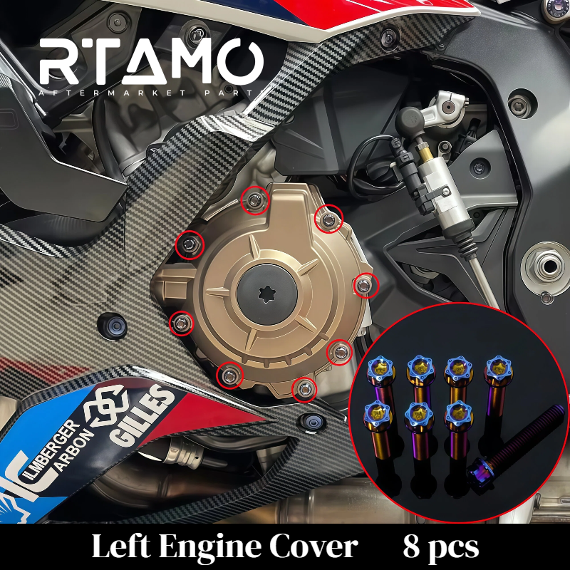Titanium Bolt Set Fit for BMW S1000RR 23-25