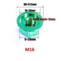 Titanium Closed End Nuts M6-M16