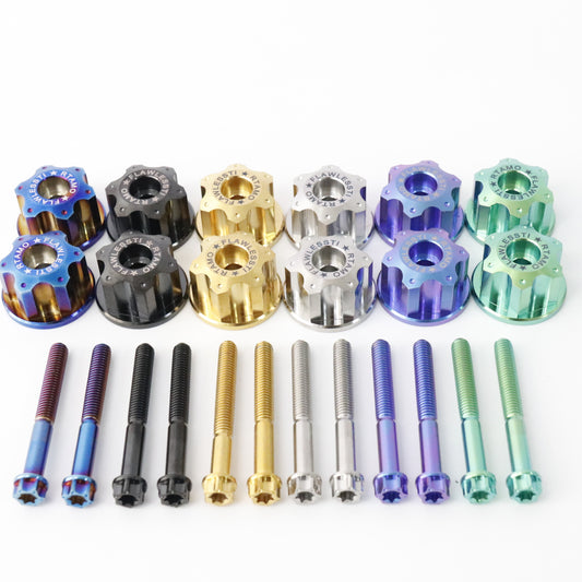 Titanium Handlebar End Plugs