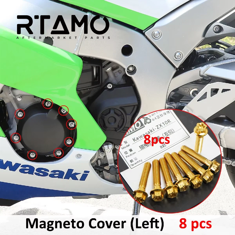 Titanium Bolt Set Fit for Kawasaki ZX-10R