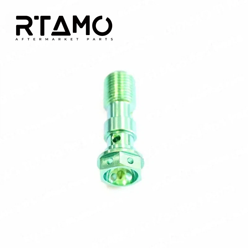 Titanium Banjo Bolt Double Hole M10