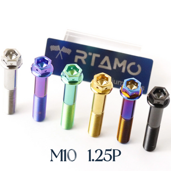 compare product Titanium Bolt M10 Hex Flange with Hole