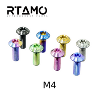 Titanium Bolt M4 Countersunk Umbrella Head