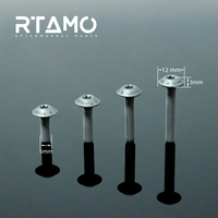Titanium Bolt M5 Umbrella Torx Matte Sandblasted Screw