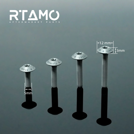 Titanium Bolt M5 Umbrella Torx Matte Sandblasted Screw