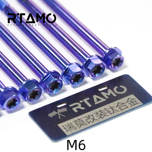 RTAMO Titanium Bolt M6 Flange Torx Head