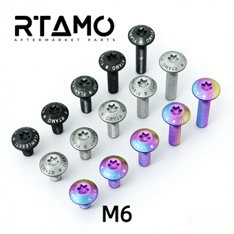 compare product Titanium Bolt M6 Umbrella Torx Matte Sandblasted Screw