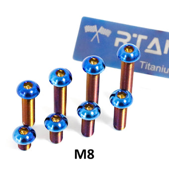 compare product Titanium Bolt Ball Button Hex Socket M8