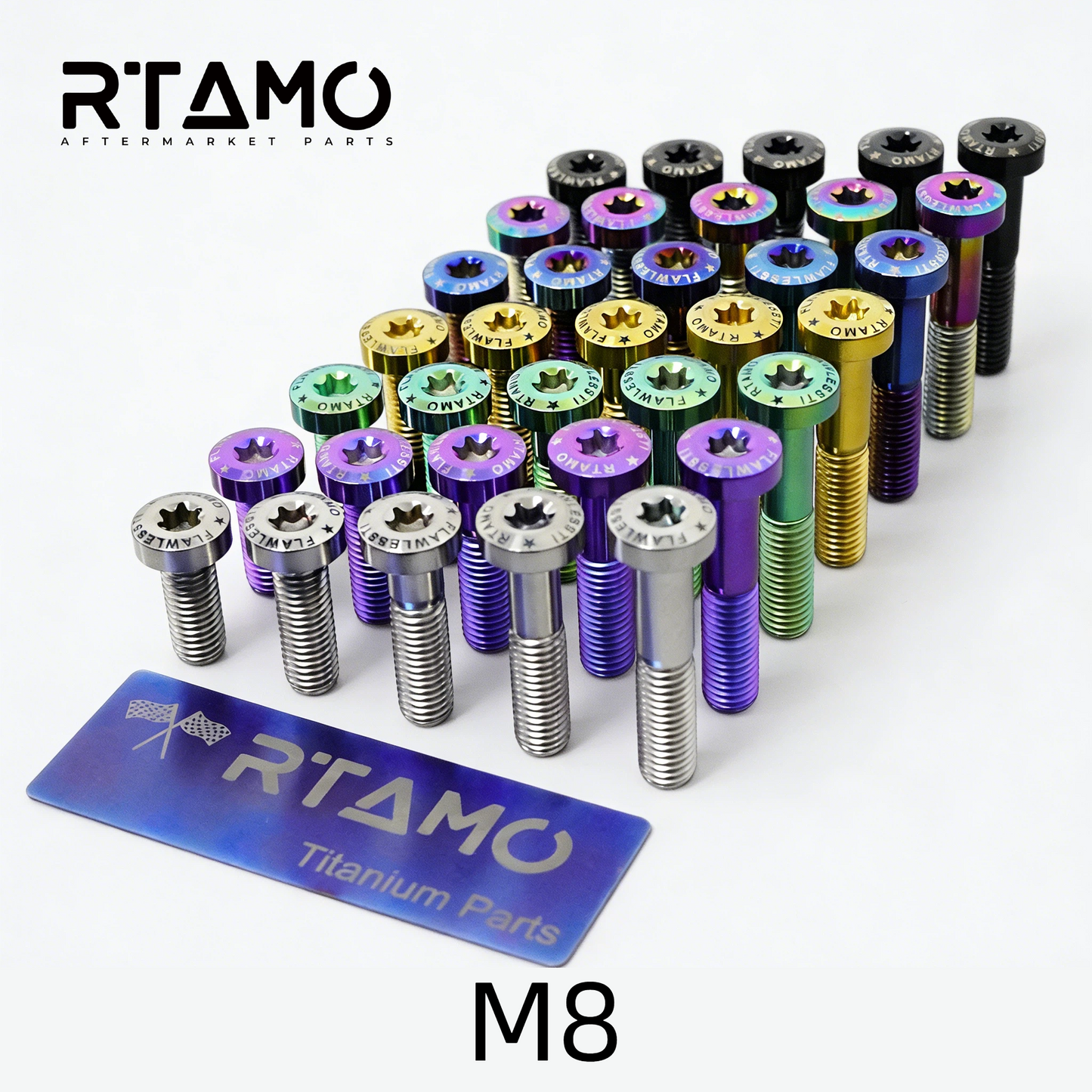 Titanium Bolt M8 Torx Pan Head T40