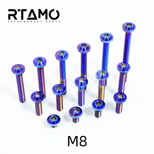 Titanium Bolt M8 Torx Disc Head