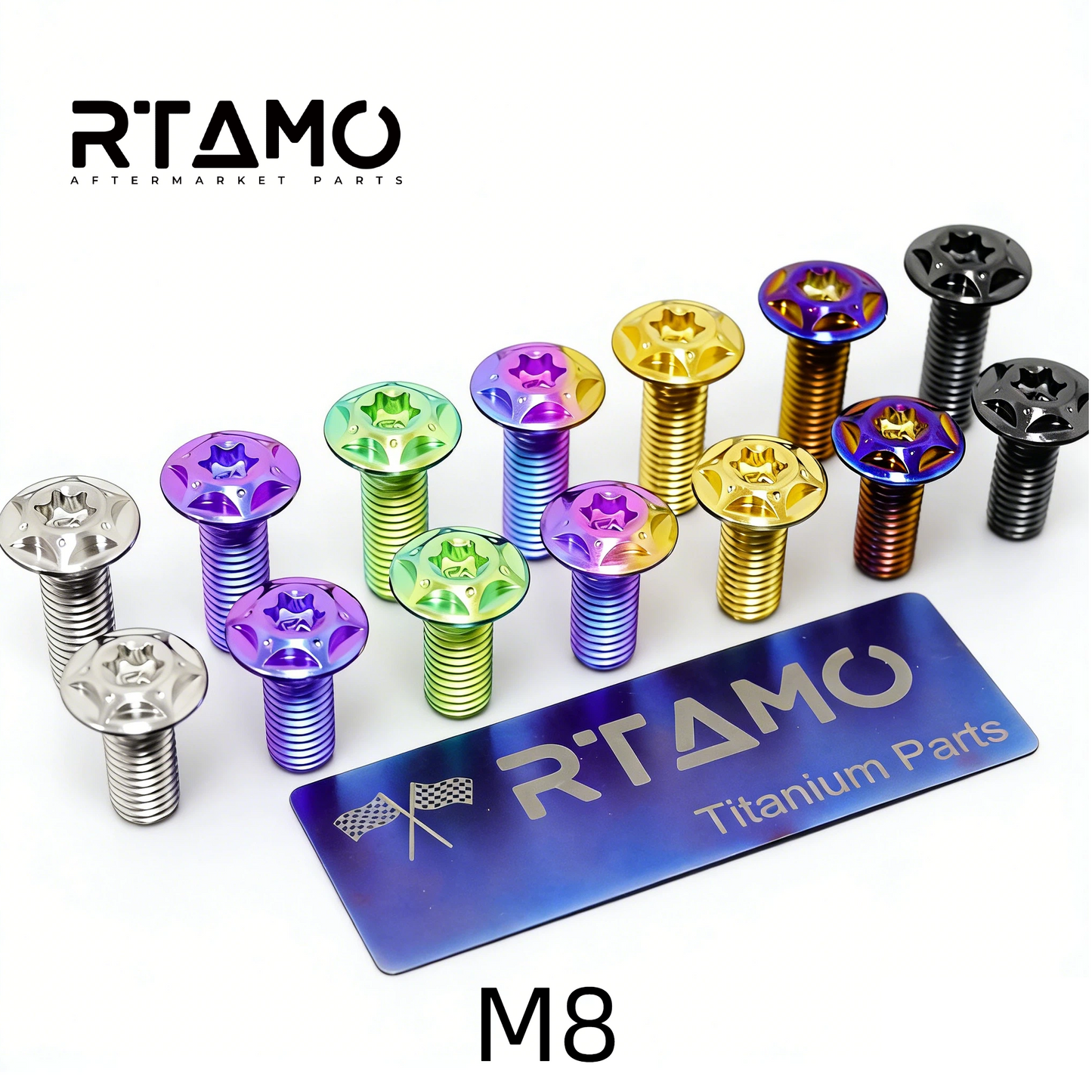 RTAMO Titanium Bolt M8