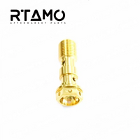 Titanium Banjo Bolt Double Hole M10