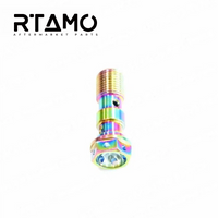 Titanium Banjo Bolt Double Hole M10