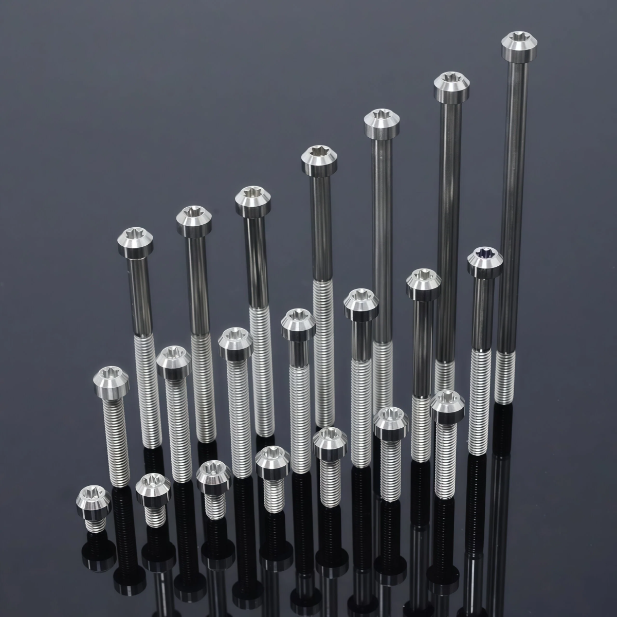 Titanium Bolt M6 Torx Head Chamfered Screw