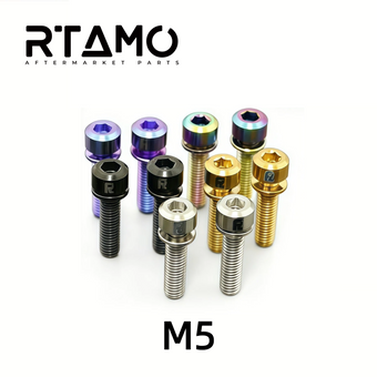 compare product Titanium Bicycle Stem Fixing Bolts M5