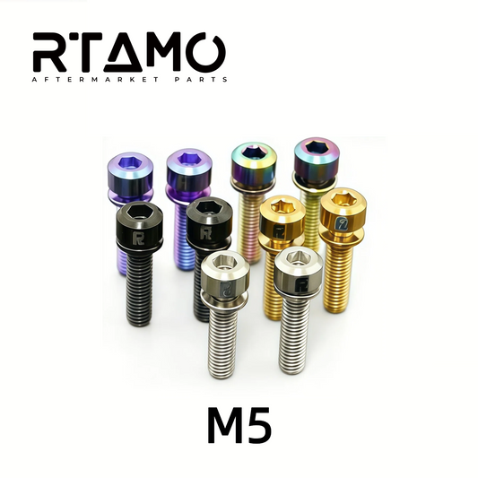 Titanium Bicycle Stem Fixing Bolts M5