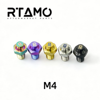 Titanium Bicycle Pedal Bolt M4