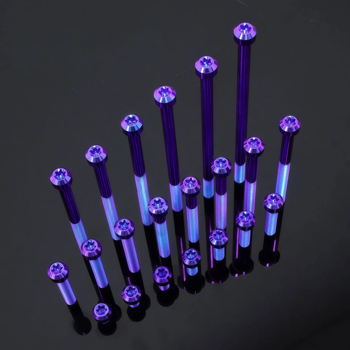 Titanium Bolt M6 Torx Head Chamfered Screw