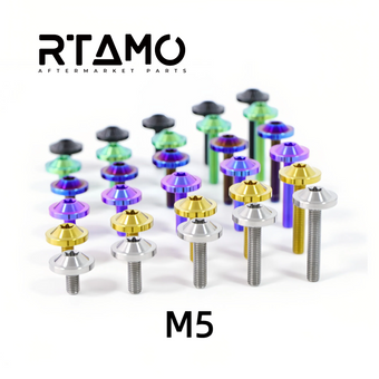 compare product Titanium Bolt UFO Torx Head M5