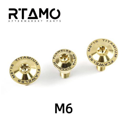 Titanium Disc Step Torx Bolt M6 for Suzuki