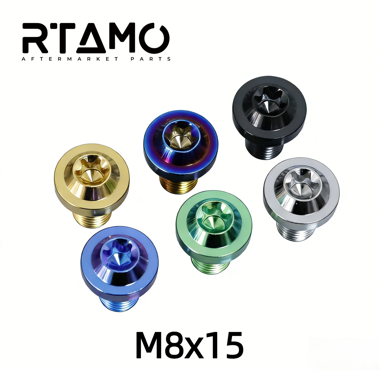 Titanium Rearview Mirror Bolt M8 T40