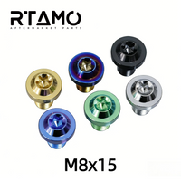 Titanium Rearview Mirror Bolt M8 T40