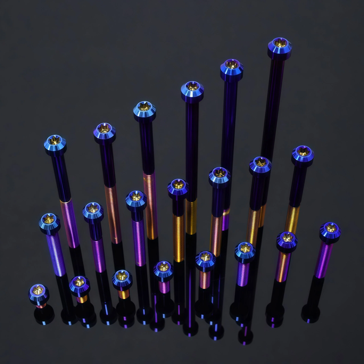 Titanium Bolt M6 Torx Head Chamfered Screw