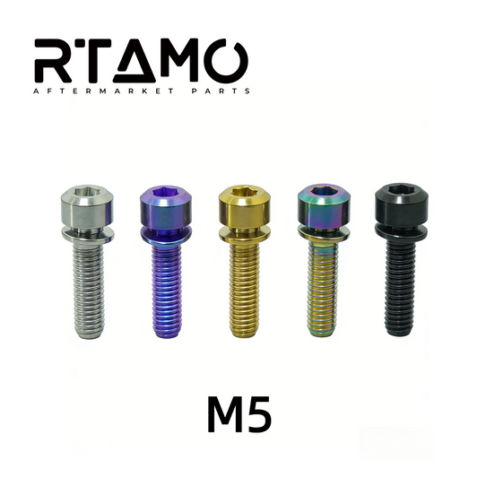 Titanium Bicycle Handlebar Stem Bolts M5