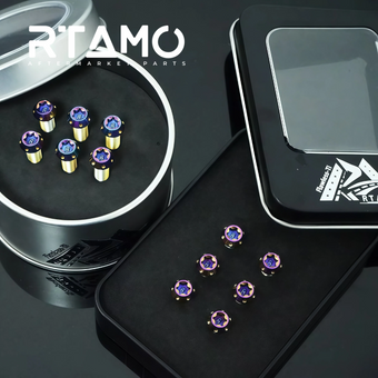 compare product Titanium Steering Wheel Base Bolt M5X12mm for MoMo NARDI