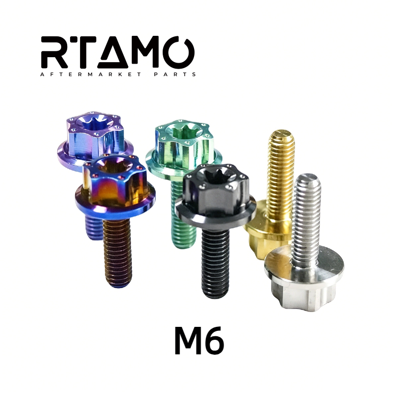 Titanium Bolt M6 Torx Head(OD=17mm)