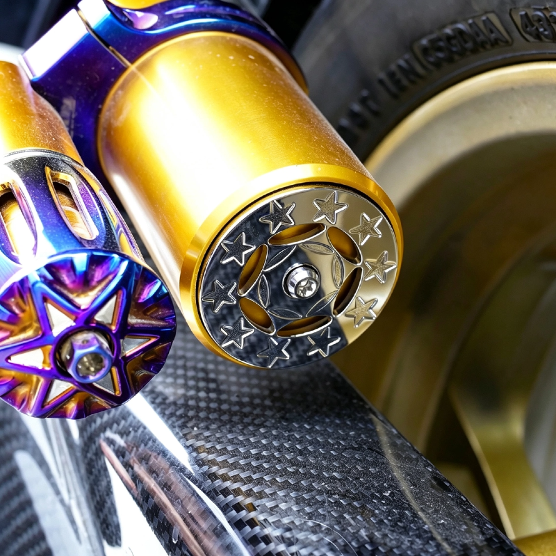 Titanium Shock Gas Reservoir Decor Gasket Set for Ohlins