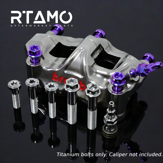Titanium Caliper Bolt Compatible with Brembo GP4-RX Calipers