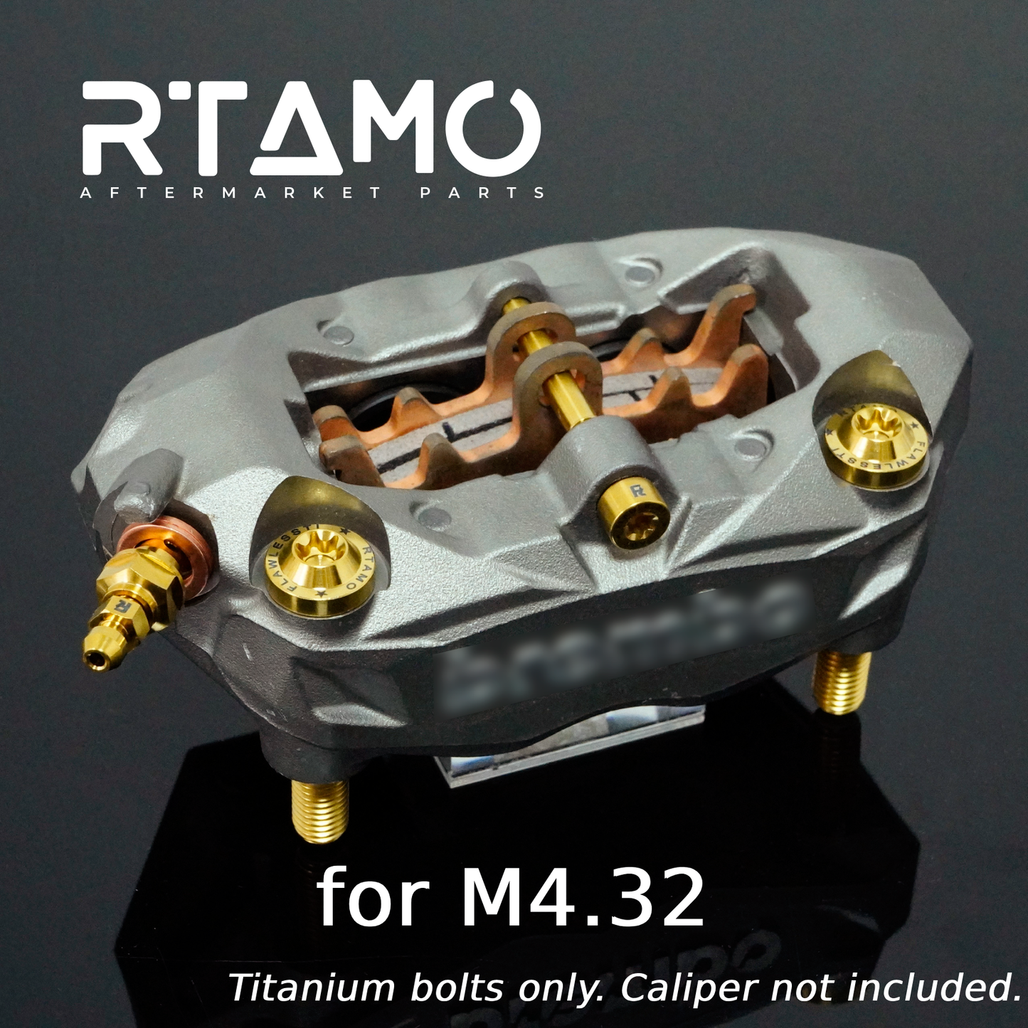 Titanium Caliper Bolt Fit for Brembo M4.32 Caliper