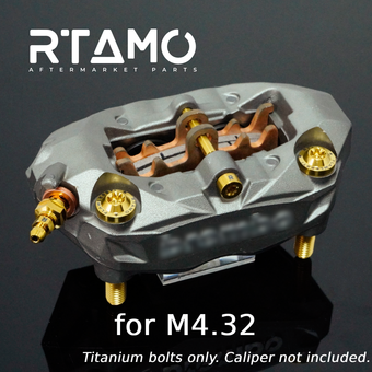 compare product Titanium Caliper Bolt Fit for Brembo M4.32 Caliper