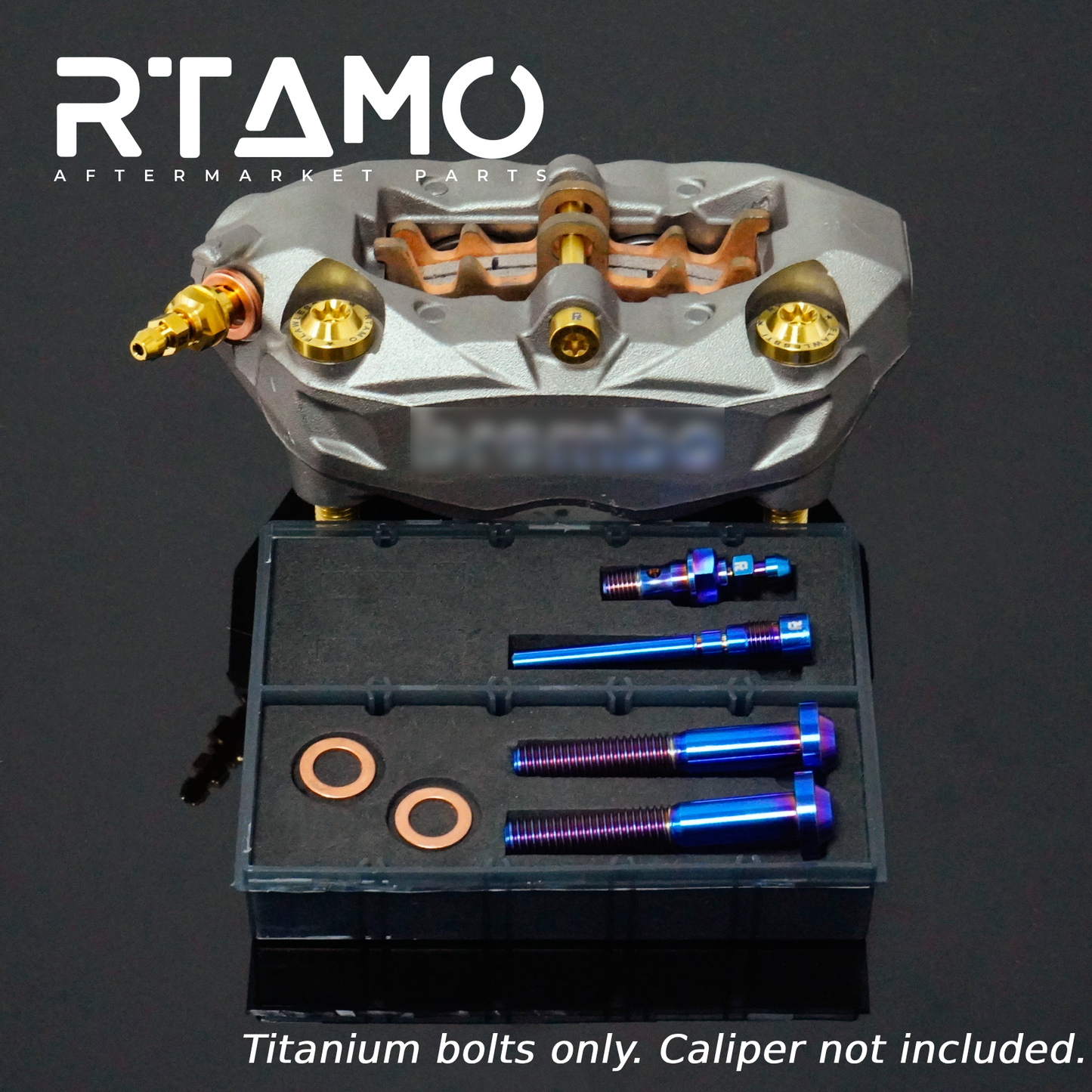 Titanium Caliper Bolt Fit for Brembo M4.32 Caliper