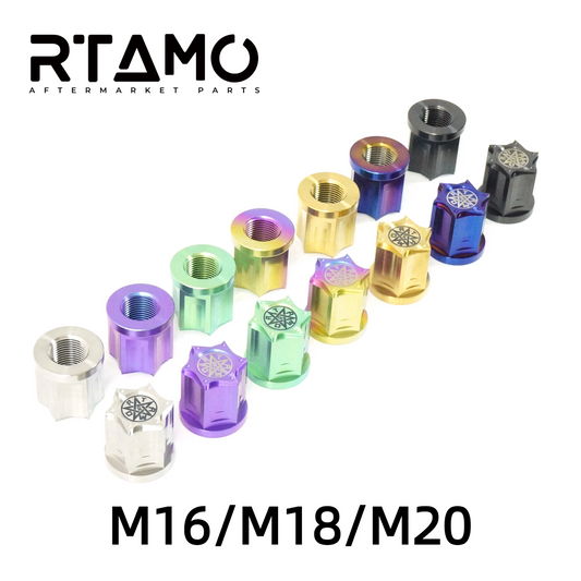 Titanium Closed End Nut M16/M18/M20