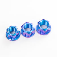 Titanium CNC Slotted Cross Nut M16/M18/M20