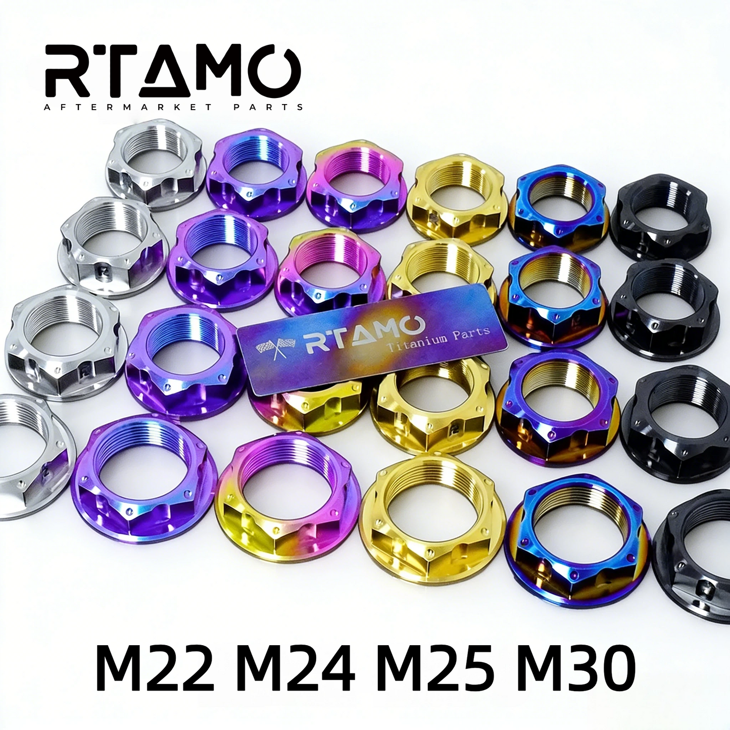 Titanium CNC Nuts M22-M30
