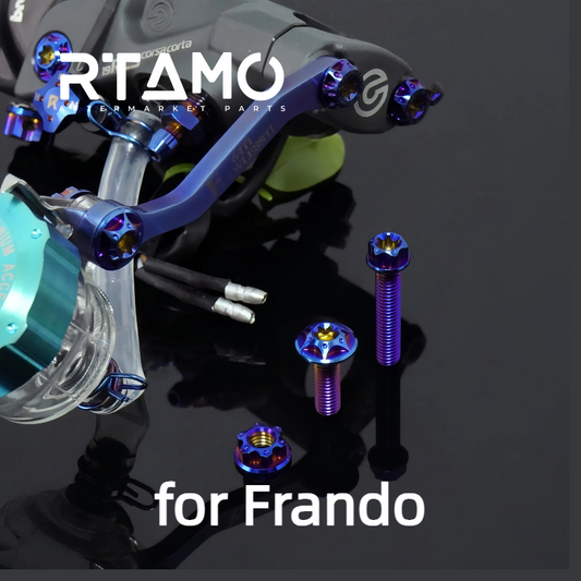 Titanium Oil Cup Mount Bolts for Frando DC