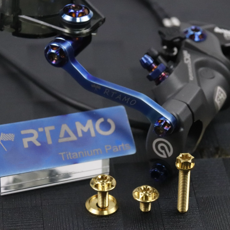 Titanium Oil Cup Bracket & Mount Bolt-S Model
