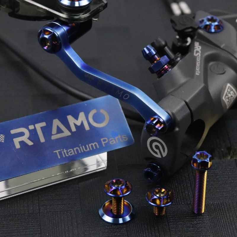 Titanium Oil Cup Bracket & Mount Bolt-S Model