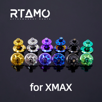 compare product Titanium Dashboard Side Retainer Clips For Yamaha XMAX